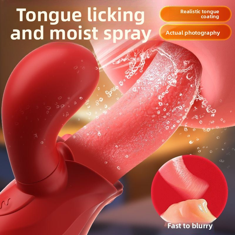 Real Tongue Orgasm Vibrator TeemDrop