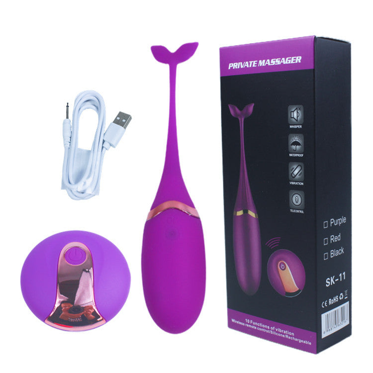 USB Rechargeable Wireless Remote Control Tadpole Vibrator for Women TeemDrop