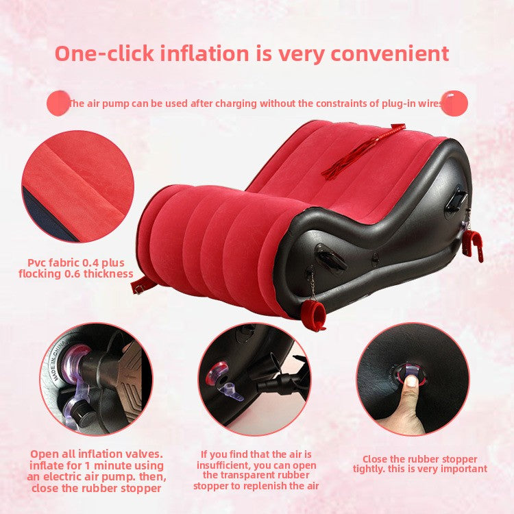 Inflatable sex toy sofa