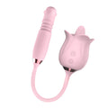 Female masturbation stick tongue licking vibrator female massage stick retractable rotating bead vibrator sex products