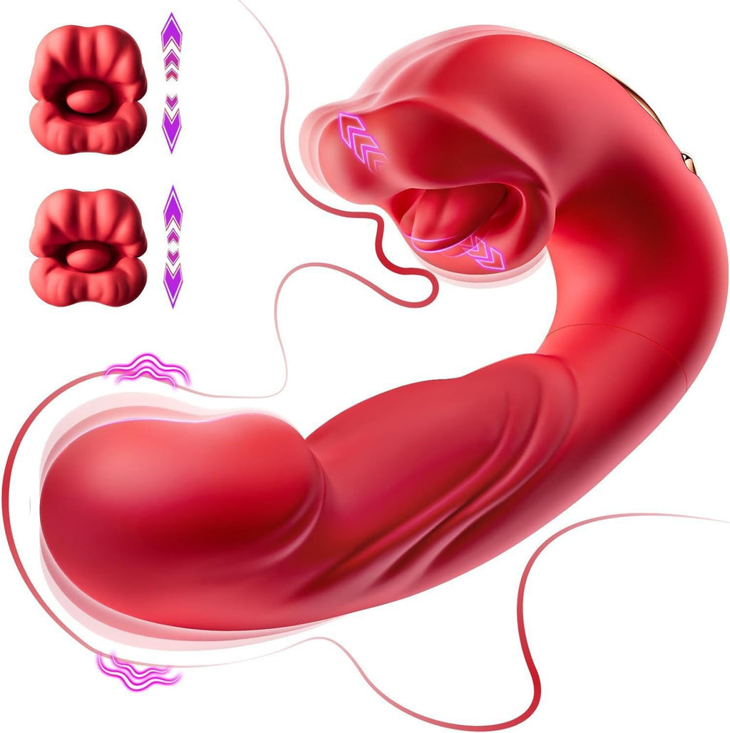 Multi-Function Silicone Vibrator TeemDrop