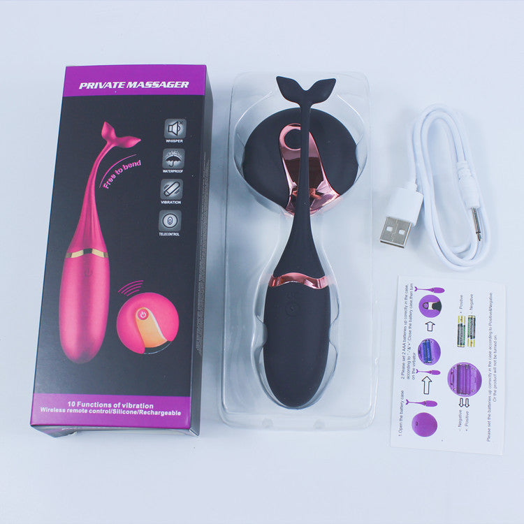 USB Rechargeable Wireless Remote Control Tadpole Vibrator for Women TeemDrop