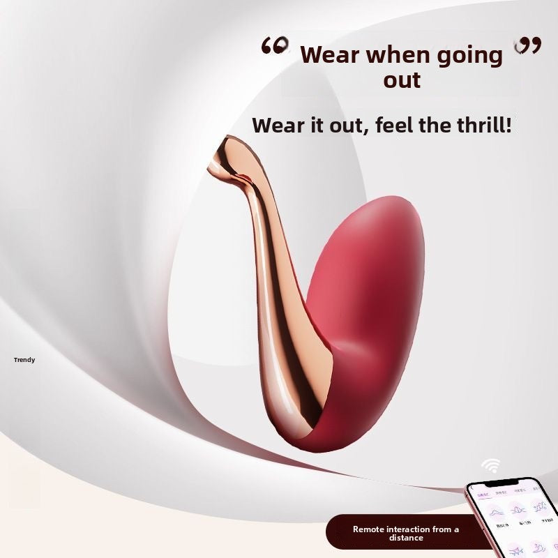 App Remote Control Dual Head Silicone Vibrator TeemDrop