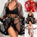 See-through mesh sex underwear seduces MAO MAO's pajamas TeemDrop