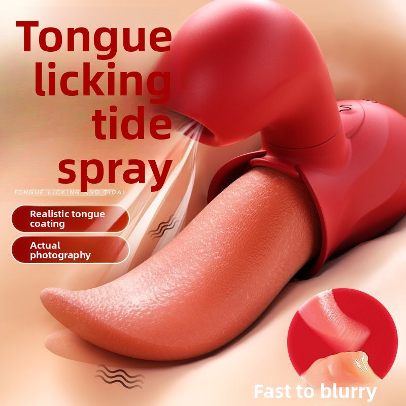 Real Tongue Orgasm Vibrator TeemDrop
